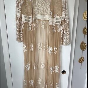 Elegant Lace Kimono Cardigan